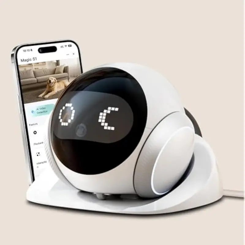 Smart Home Security - Przenośny wewnętrzny robot-kamera dla zwierząt z