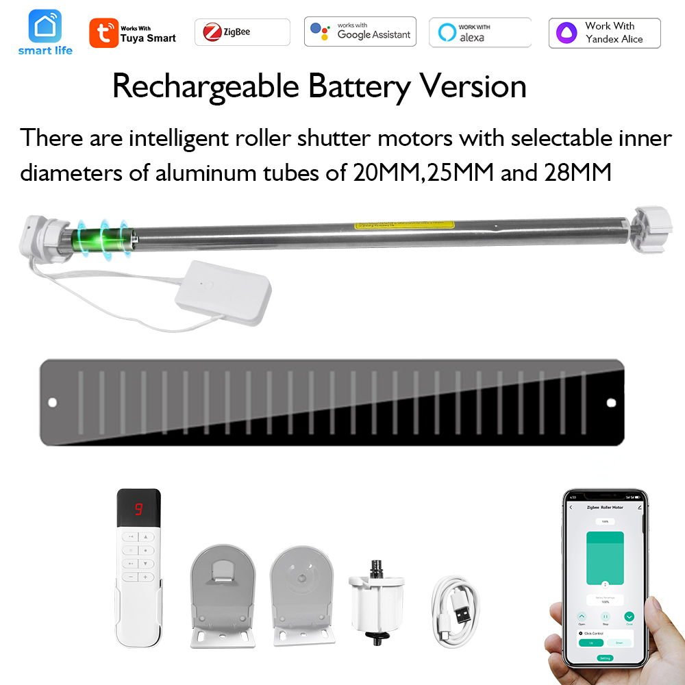 Smart Home Youtube - Silnik rolety/żaluzji Tuya Zigbee na baterie