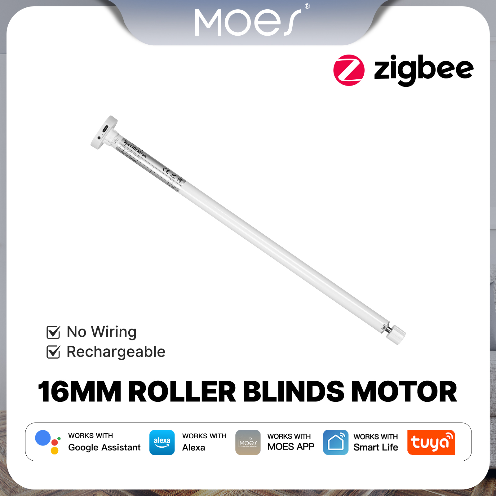 Smart Home Youtube - Silnik do rolet MOES Tuya Zigbee