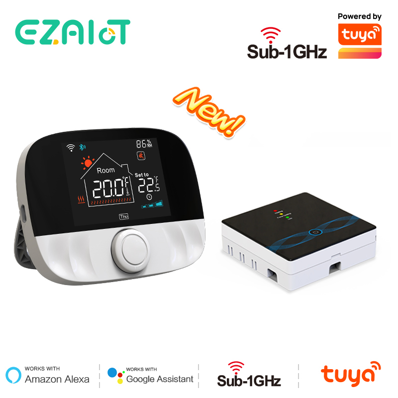 Smart Home Yasmina - Termostat bezprzewodowy RF433 WiFi/bez WiFi do