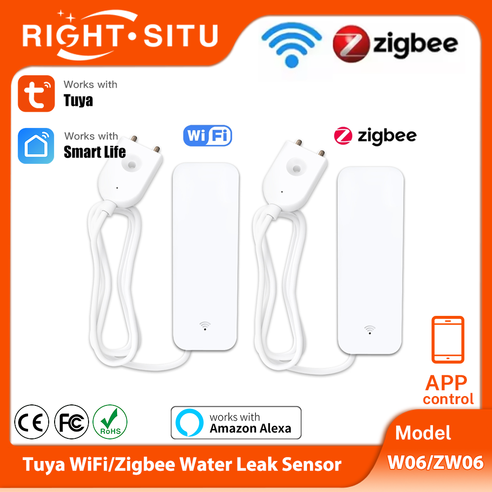Wifi Water Leak Detector - Czujnik zalania Tuya WiFi Zigbee, inteligentny