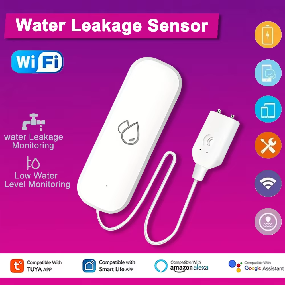 Smart Home News - Czujnik wycieku wody Tuya WiFi, inteligentny