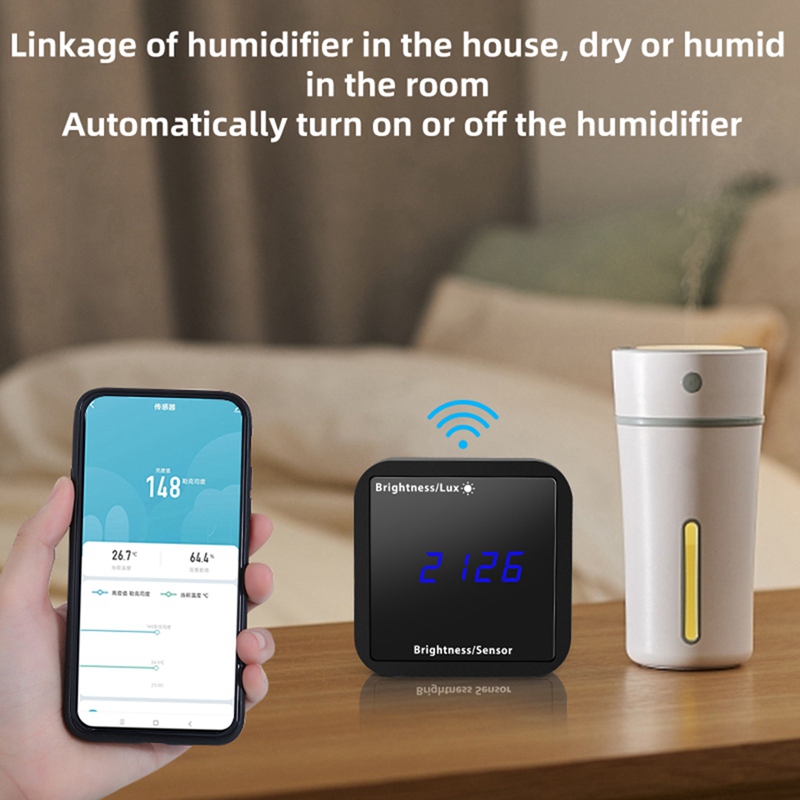 Smart Home Security - Czujnik światła Tuya ZigBee z detekcją