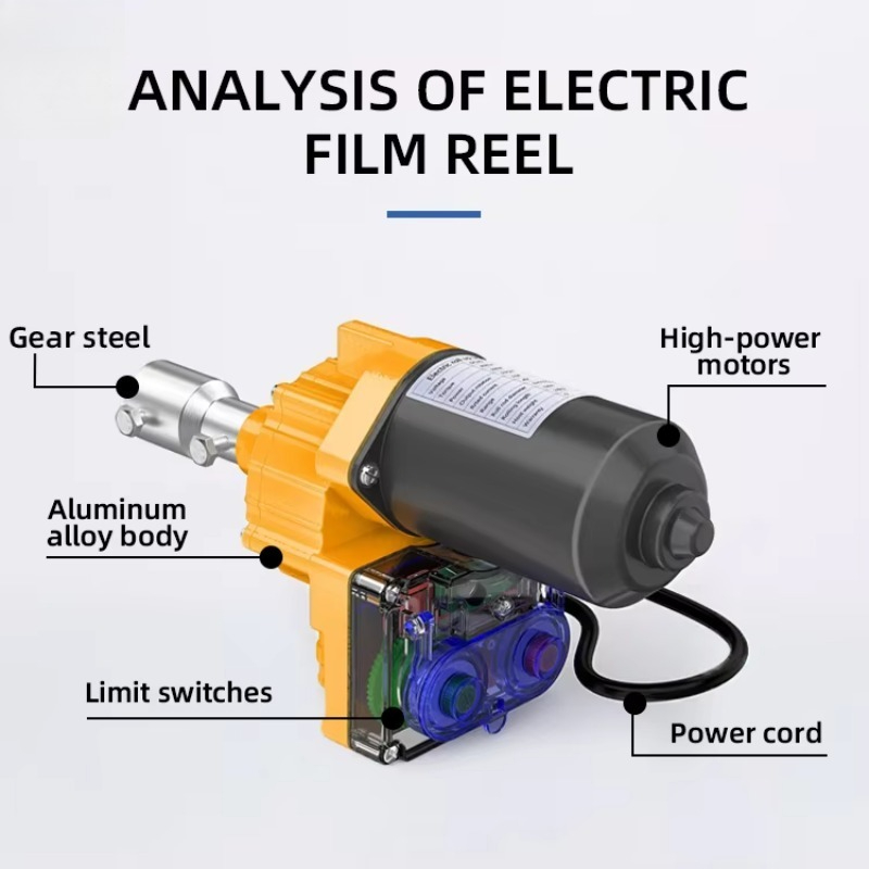 Curtain Motor - Elektryczna maszyna do zwijania folii 220V,