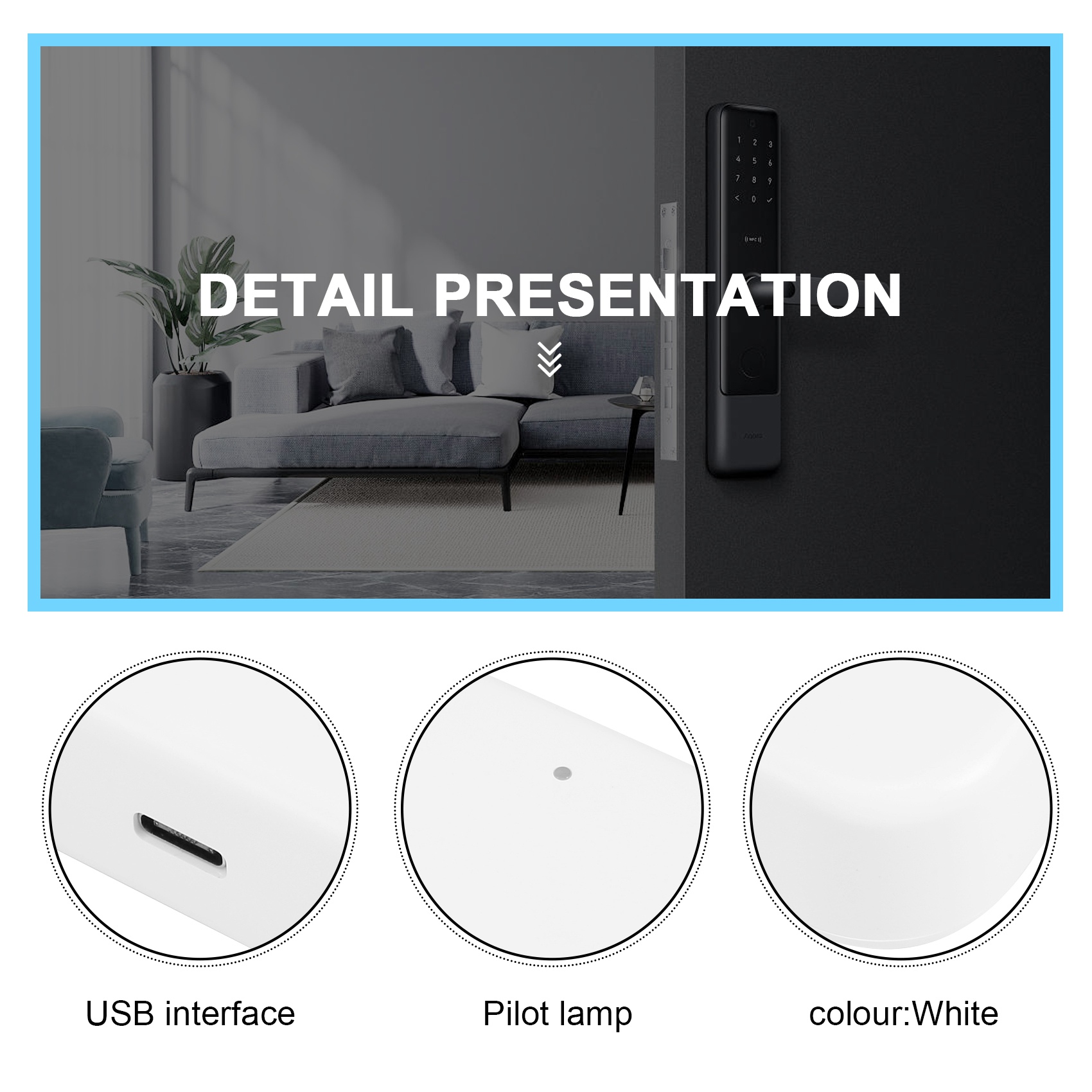 Smart Home Usb - Bramka Bluetooth Wifi z czytnikiem linii
