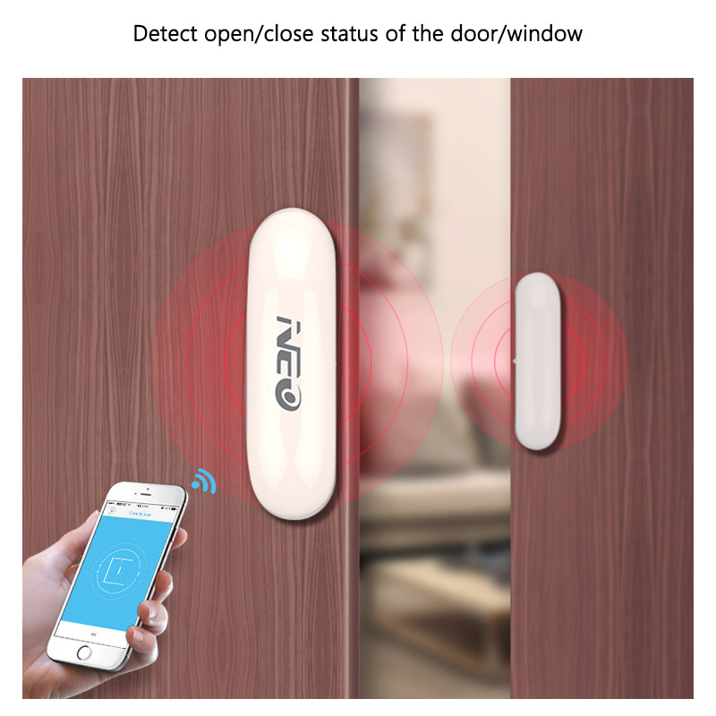 Wireless Door Sensor - Inteligentny bezprzewodowy czujnik magnetyczny do drzwi,