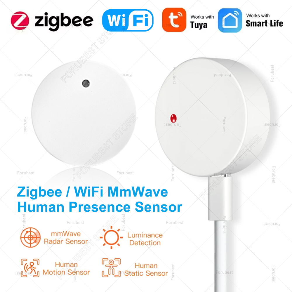 Smart Home Gira - ZigBee Wifi MmWave czujnik obecności człowieka