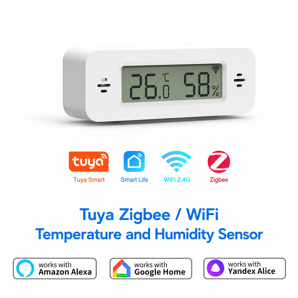 Smart Home Miniature - Czujnik temperatury i wilgotności Tuya Zigbee