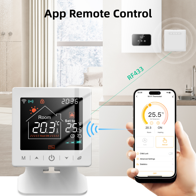 Inteligentny termostat WiFi do – Smart Home Yasmina recenzja i cena