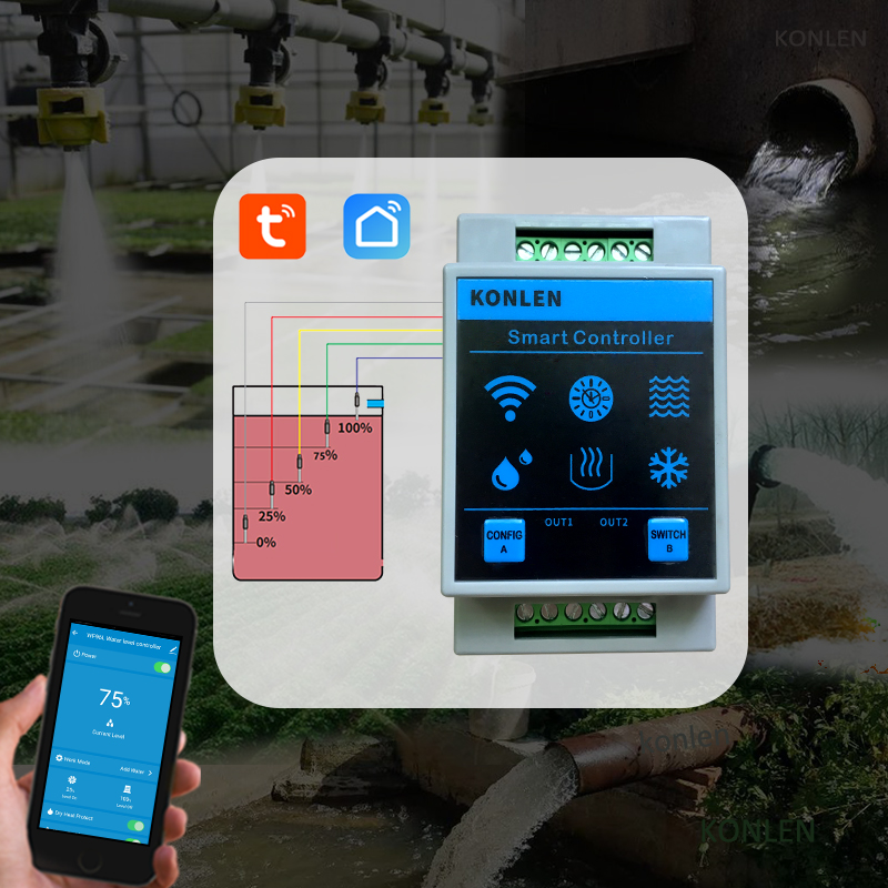 KONLEN Tuya Czujnik poziomu wo – Wifi Water Leak Detector recenzja i cena