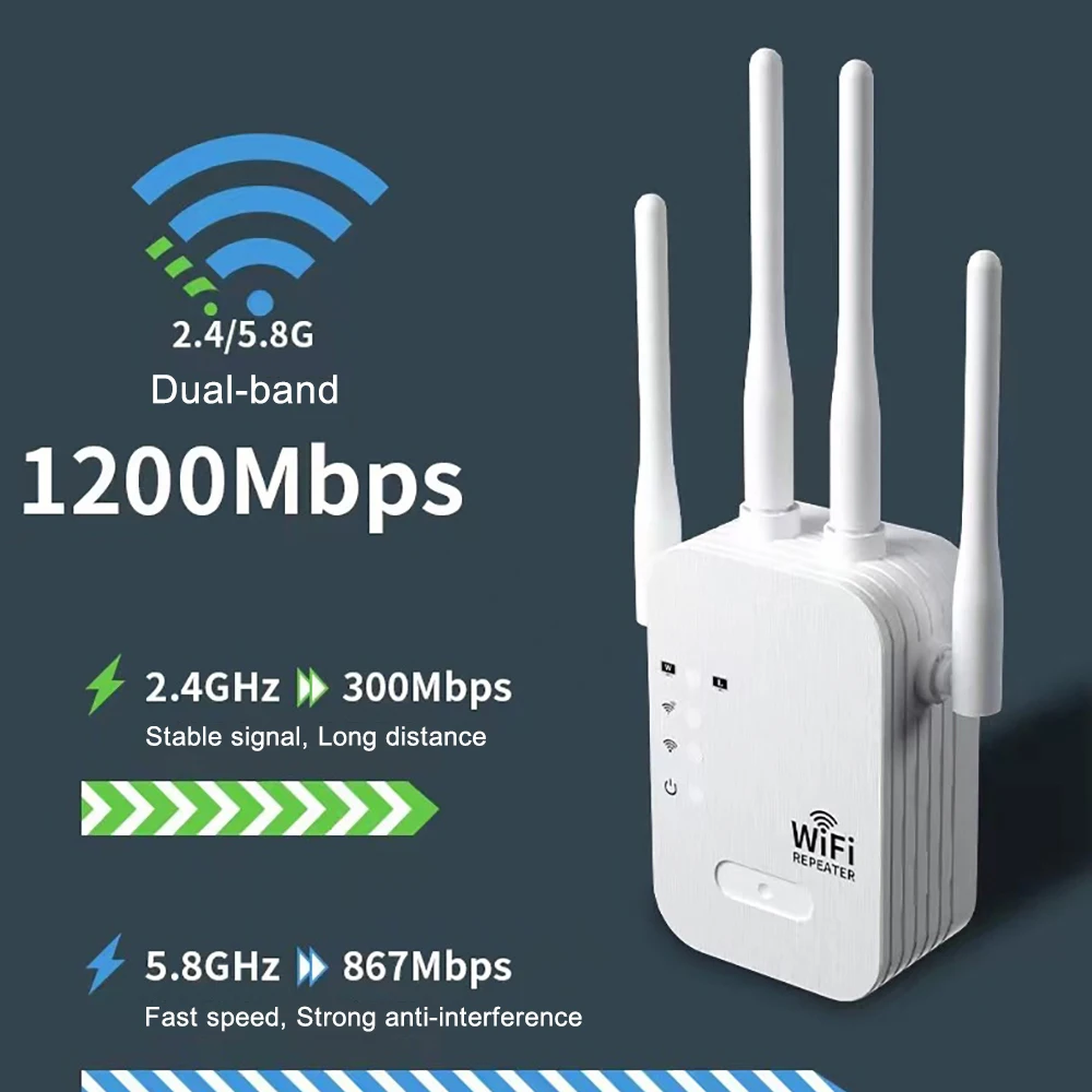 1200 mb/s wzmacniacz Wi-Fi bez – Smart Home Router recenzja i cena