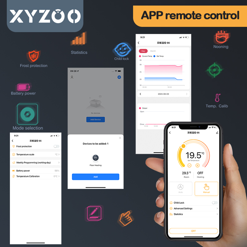Bezprzewodowy termostat WiFi T – Smart Home Yasmina recenzja i cena