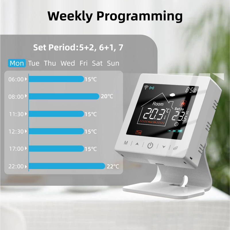 Inteligentny termostat WiFi do – Smart Home Yasmina recenzja i cena