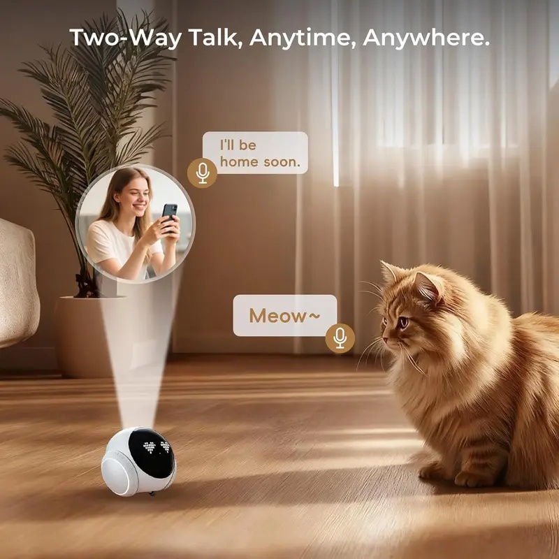 Przenośny wewnętrzny robot-kam – Smart Home Security recenzja i cena