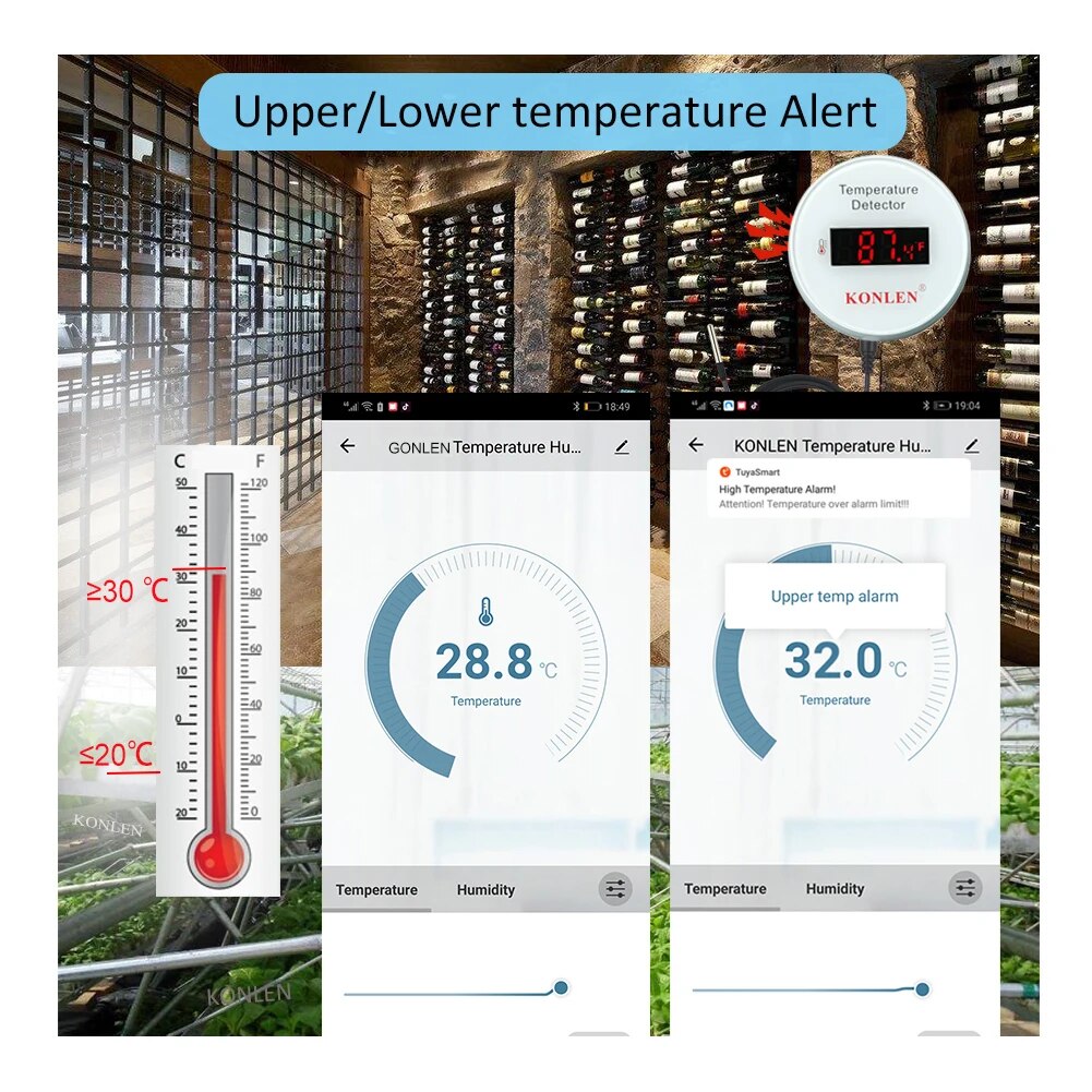KONLEN Tuya Wifi czujnik tempe – Smart Home Yasmina recenzja i cena