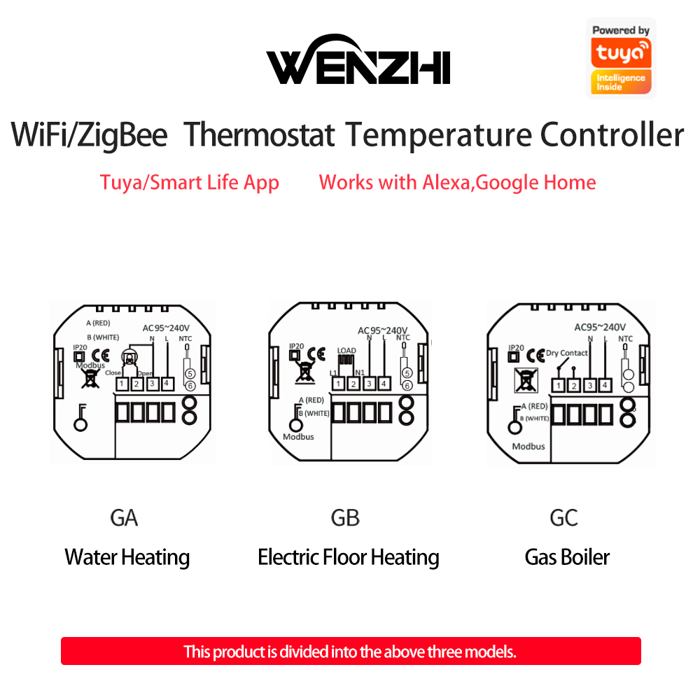 ZigBee/Wifi ciepły termostat o – Smart Home Yasmina recenzja i cena