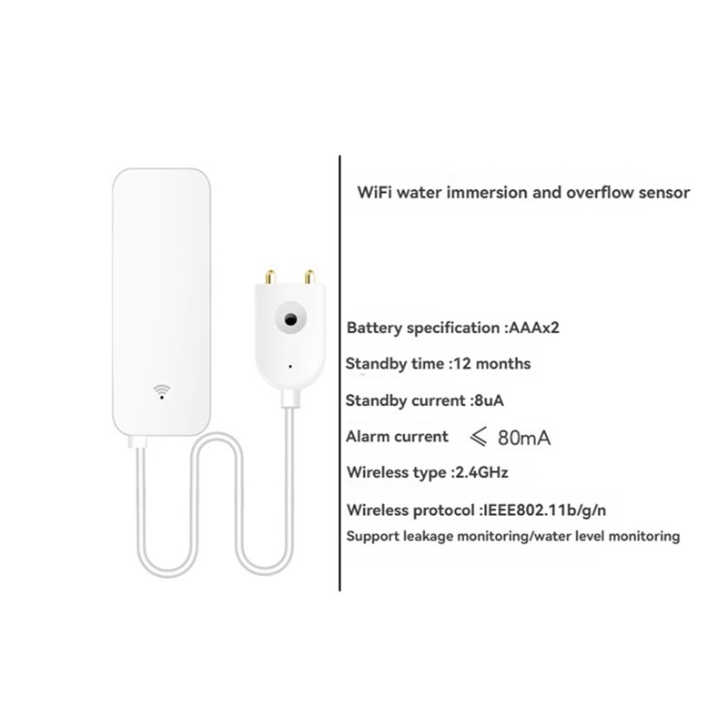 DTEN-Tuya WIFI Inteligentny Cz – Wifi Water Leak Detector recenzja i cena