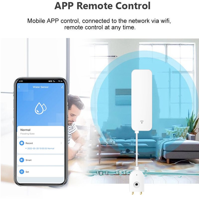 DTEN-Tuya WIFI Inteligentny Cz – Wifi Water Leak Detector recenzja i cena