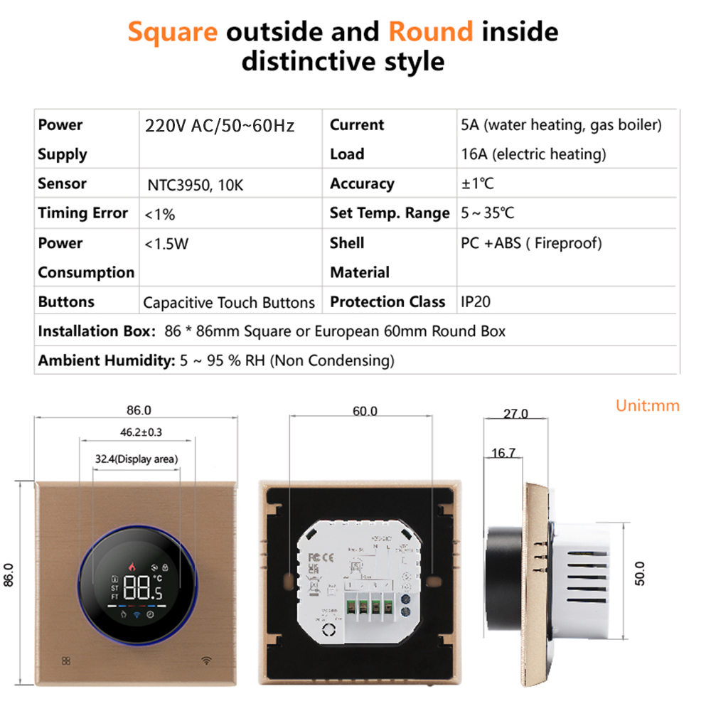 TUYA WiFi inteligentne pokrętł – Smart Home Yasmina recenzja i cena