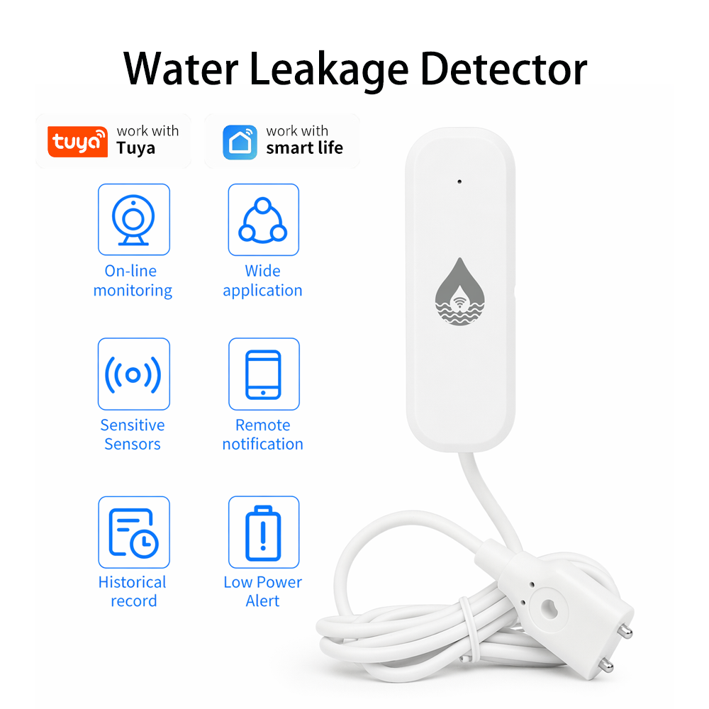 Czujnik alarmowy wycieku wody  – Wifi Water Leak Detector recenzja i cena