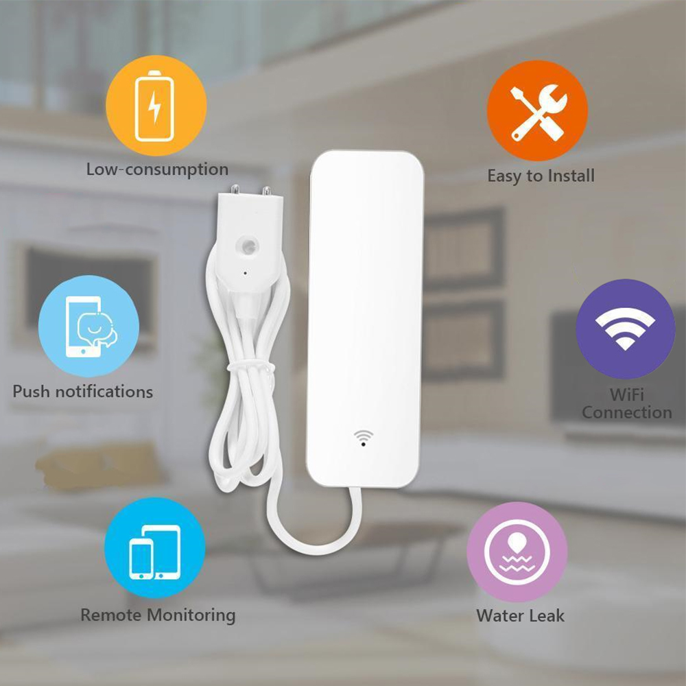 Tuya WiFi czujnik wycieku wody – Wifi Water Leak Detector recenzja i cena