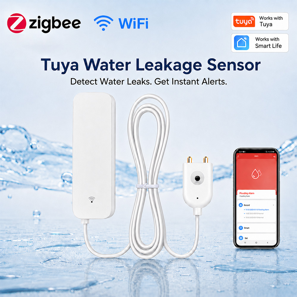 Czujnik wycieku wody ZigBee Wi – Wifi Water Leak Detector recenzja i cena