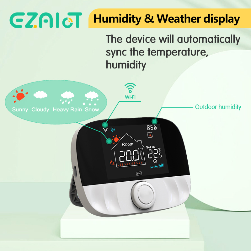 Termostat bezprzewodowy RF433  – Smart Home Yasmina recenzja i cena