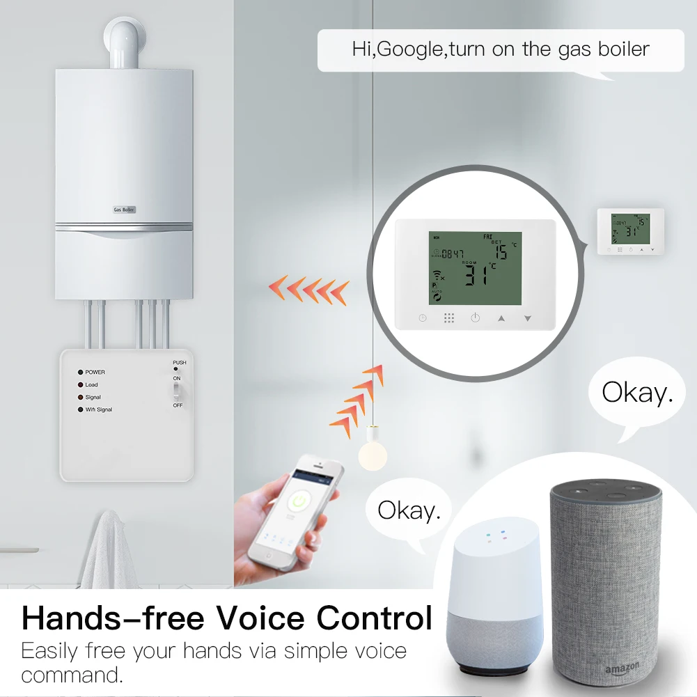 Inteligentny termostat WiFi Wi – Smart Home Yasmina recenzja i cena