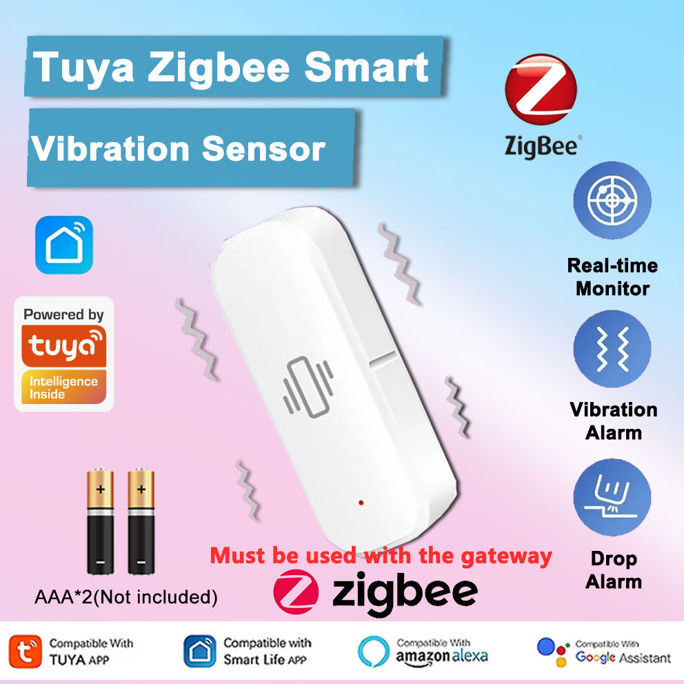 Czujnik wibracji Tuya Zigbee,  – Smart Home Notifications recenzja i cena