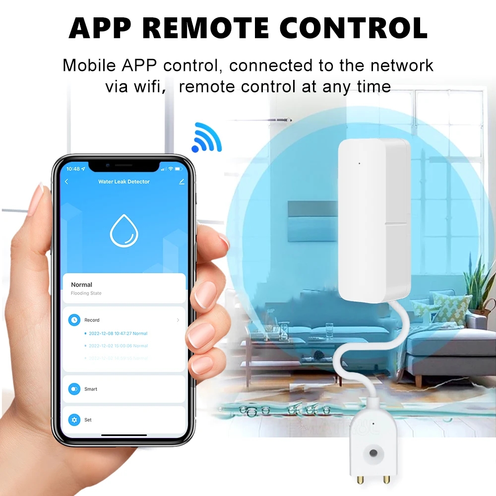 Tuya WiFi Inteligentny czujnik – Wifi Water Leak Detector recenzja i cena