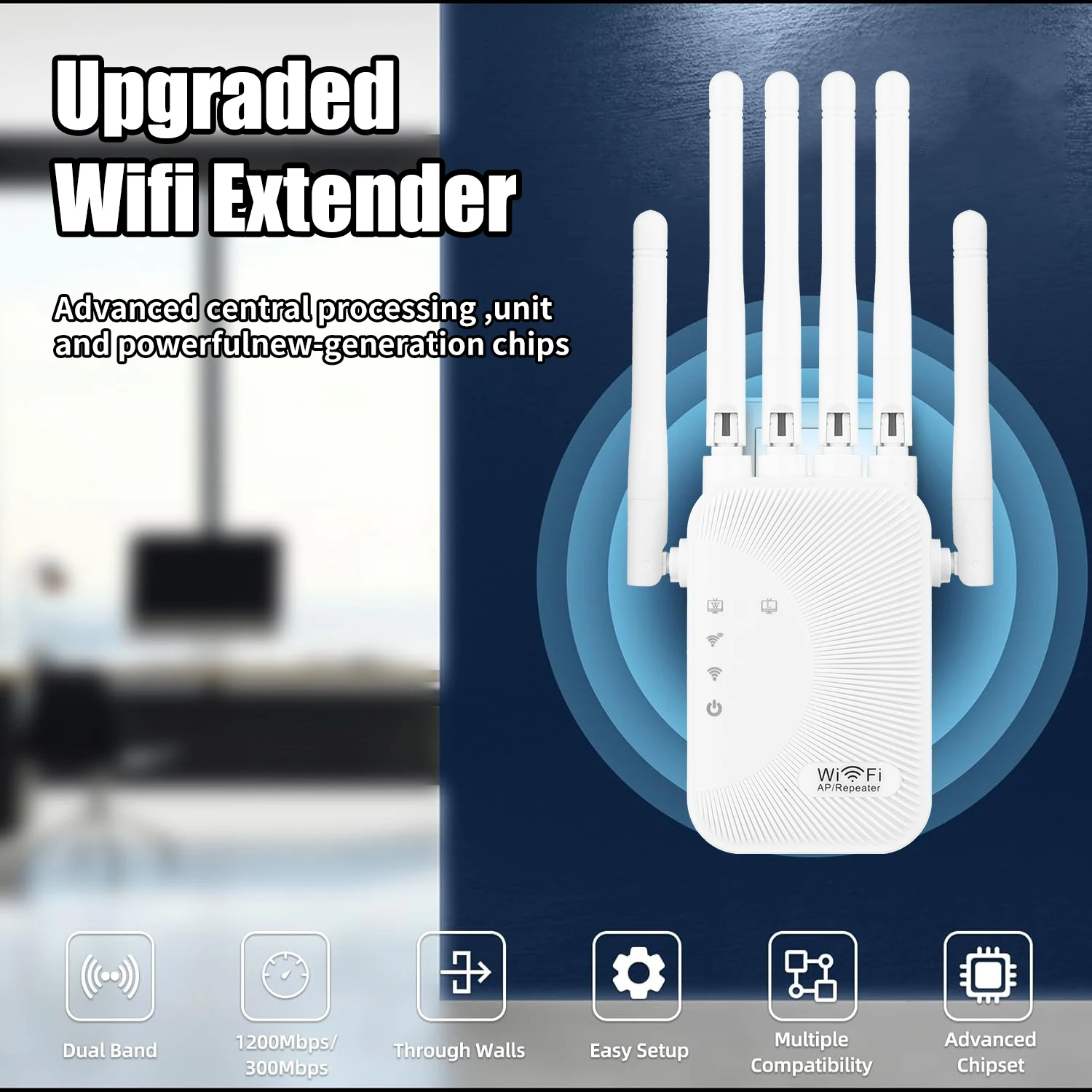 Wzmacniacz sygnału WiFi 1200Mb – Smart Home Router recenzja i cena