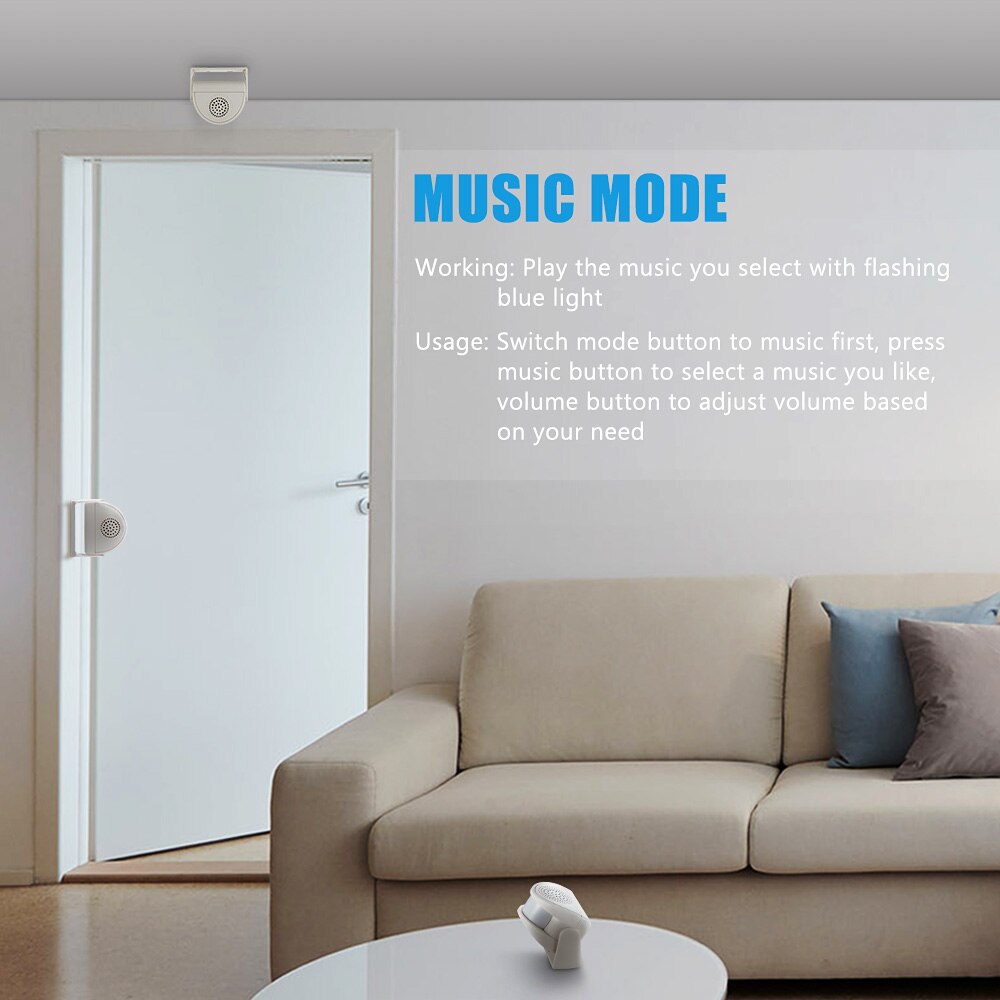 FUERS bezprzewodowy dzwonek po – Wireless Door Sensor recenzja i cena