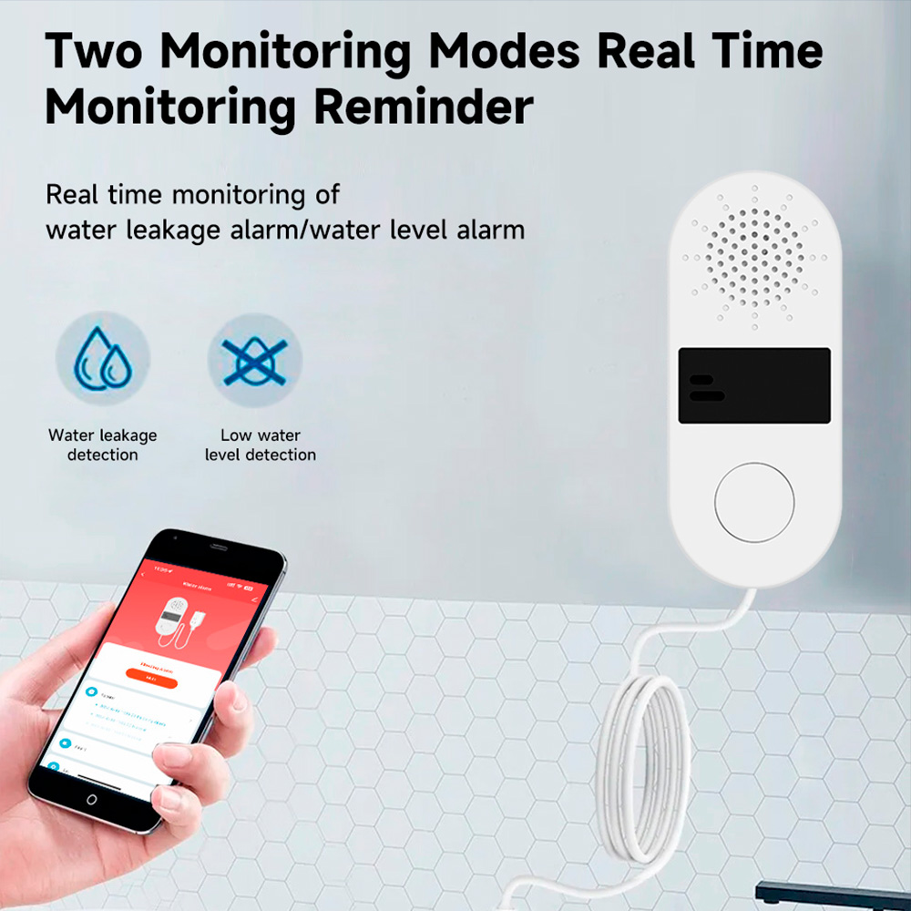 Tuya Wifi Detektor wycieku wod – Wifi Water Leak Detector recenzja i cena