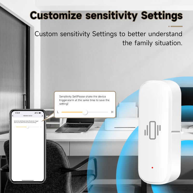Czujnik wibracji Tuya WiFi, al – Smart Home Notifications recenzja i cena