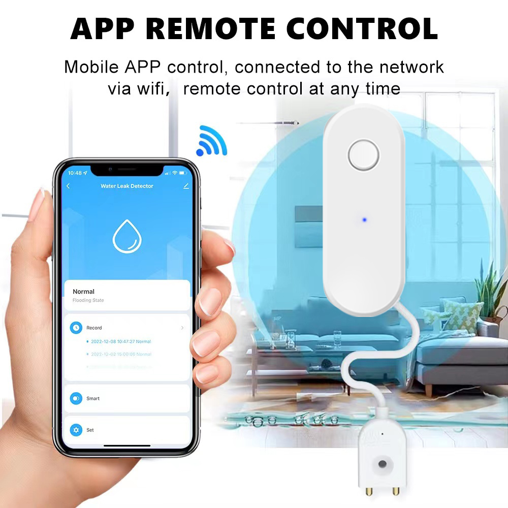 Tuya WiFi Inteligentny czujnik – Wifi Water Leak Detector recenzja i cena